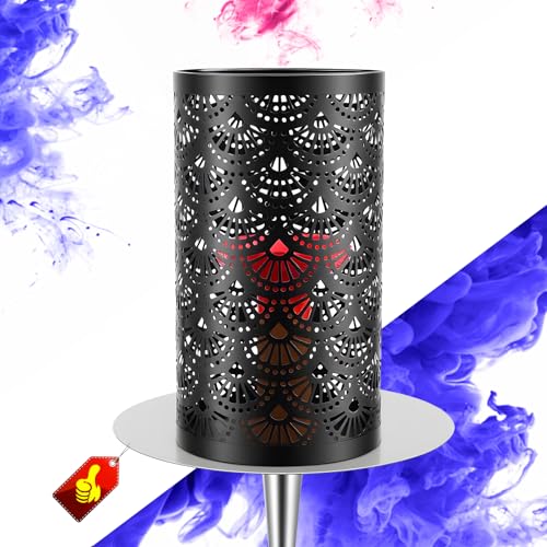 Professional Hookah Wind Cover - Metal Heat Management System & Wind Protector for Outdoor Shisha Use (Black Wind Cover) - size: Black Wind Cover