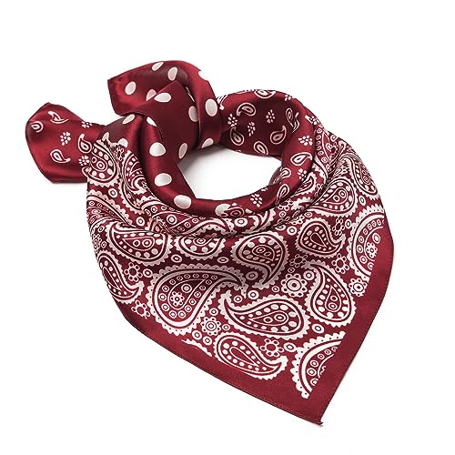 100% Mulberry Silk Scarf - 21" Square Lightweight Neckerchief, Gift Packed - color: White