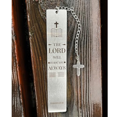 Christian Bookmark Gifts for Women Girls Boys, Inspirational Religious Book Mark Markers Faith (The Lord Will Guide You) - style: The Lord will guide you