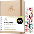 Clever Fox Planner PRO, Undated Weekly Planner, 8.5x11 Pearl - color: Pearl (Undated), size: A4 (8.5" x 11") Standard Version