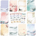 FUNCLASS 160 Pcs Ink Wash Stationery Set Letter and Envelopes - color: Ink wash