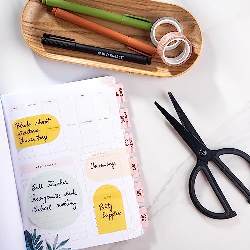 DiverseBee Transparent Sticky Notes Set with Quick Dry Pen (Matera) - color: Matera
