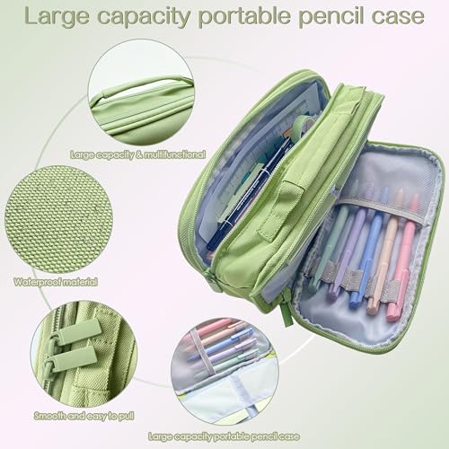 J6&H6 170Pcs Complete Bible Study Supplies Journaling Kit with Tabs, Highlighters and Color Pens, Notebook,Stickers & More Bible Accessories Set for Women, Beginner Christian Gifts(Green) - color: Green