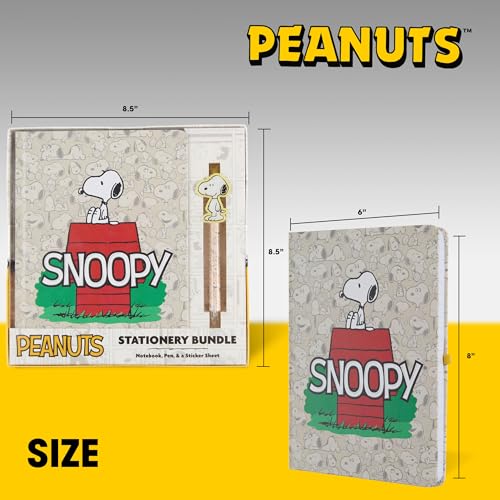 Peanuts Kids Stationary Set for Girls and Boys, Journal Kit with Pen - color: Peanuts