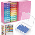 20PCS Diamond Painting Storage Containers Trays with Lids - size: 20 Piece Tray Kits