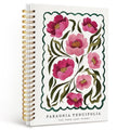 MOFUYU Floral Notebook Journal for Women,Plant Hardcover Spiral Notebook - color: white(Bible-1)