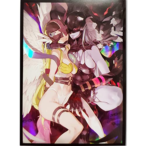 50ct Angewomon Holographic Card Sleeves, 66x91mm