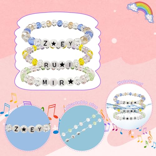 Korea-Pop Inspired Merch toys Bracelets Sets for Women, Korea-Pop Bracelet Friendship Jewelry, for Huntrix Merchandise for Rumi Mira Zoey Fans Christmas Gifts Cosplay Outfits Decor - style: Style B