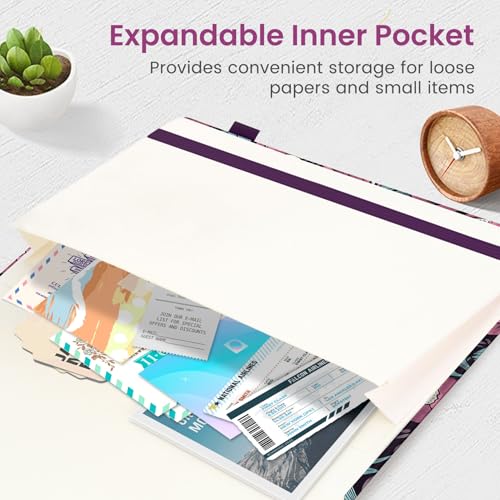 Taja Aesthetic Lined Journal for Women, Pretty Notebooks for Work & Study - color: C-Blossom Reverie