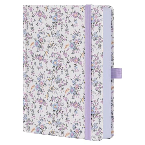 TIEFOSSI Lined Journal for Women, A5 College Ruled Notebook for Writing - color: Purple, size: Lined