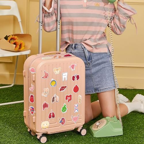 50Pcs Cute Cartoon Body Organs Stickers, Human Organ Sticker, Human Biology Student Stickers for Doctors Nurses Teacher, Vinyl Sticker for Adults Water Bottle Laptop Decor Party Favors Gifts - color: Cartoon Organs