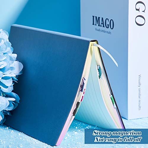 10 Pieces Magnetic Bookmarks Floral Magnet Page Markers Assorted Book Markers Set Flower Bookmarks Stationery for Students Reading, 10 Styles