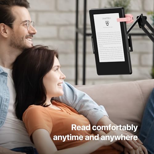 RF Remote Control Page Turner for Kindle Paperwhite Oasis eReaders Kobo,Camera Video Recording Remote Triggers, Page Turner for ipad Tablets Reading Novels Comics (Pink) - color: Pink