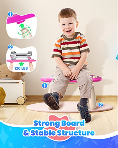 Seimome Magnetic Drawing Board, Toddler Girl Toy for 1-3 Year Old, Doodle Board Learning and Educational Toy for 1 2 3 Year Old Baby Birthday Gift- Deep Pink - color: Deep Pink