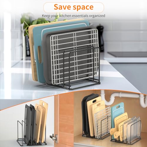 Cutting Board Organizer, Kitchen Cabinet Organizer - style: 2PC(Large)