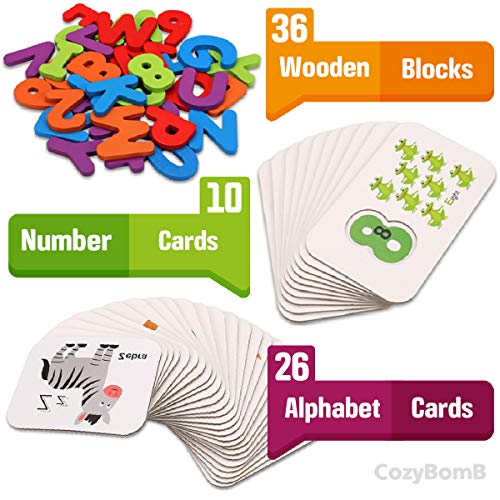 Toddler Alphabet Flash Cards - Preschool Activities Learning Toys