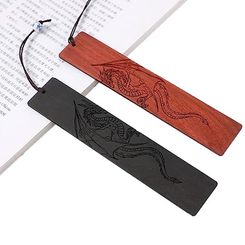 Dragon Bookmark Gift, Bookmarks for Men Boy, Cool Bookmarks, Book Marks for Adults Kids Fantasy Gifts for Men (Dragon) - style: Dragon