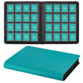 16 Pocket Toploader Binder,Holds 640 TopLoaders (16Cyan) - color: 16Cyan
