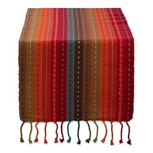 DII Southwest Collection Tabletop, Table Runner, 14x72, Spice - color: Spice, size: Table Runner, 14x72"
