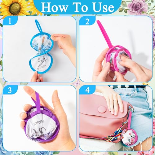 R HORSE 50Pcs Christian Church Fans Bulk Cross Bible Folding Handheld Fan - color: Cross