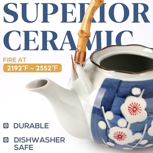 Japanese Tea Set, Japanese Style Porcelain Tea Sets for Adult