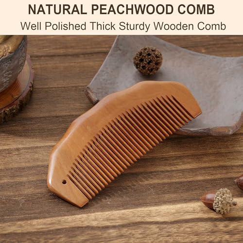 Labor Comb for Pain Relief, Wooden Birth Comb with Wrist Strap