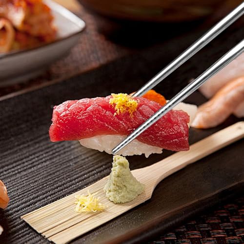 Metal Chopsticks, 5 Pairs 316L Stainless Steel Chopstick 9.25 Inch - size: 316L Stainless Steel Reusable Chopsticks