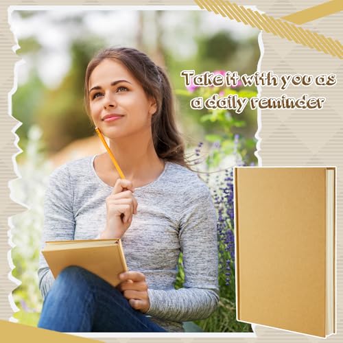 Henoyso 12 Pcs A5 Blank Notebook Journal Hardcover Sketchbook, 8.3 x 5.7 in - color: Brown, size: 8.3x5.7 Inch
