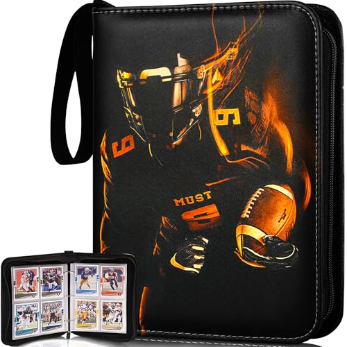 RONMONG Football Card Binder, 440 Pockets, Protective Trading Card Album - color: football-style 1, size: 440