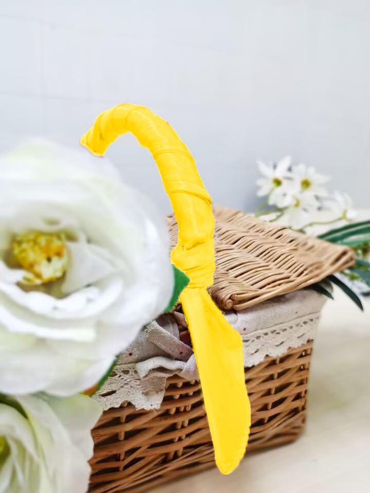 1 Piece of Square Satin Scarf Wrap Ribbon Neck Scarfs Halloween Retro Costume (23.62" x 23.62") - color: Yellow