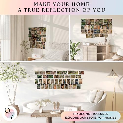 97 Decor Victorian Wall Collage Kit, 40 Vintage Mini Prints, 4x6 - color: Victorian 40x4x6, size: unframed