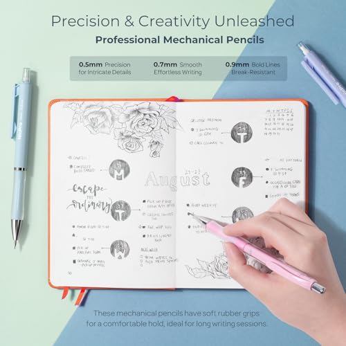 Nicpro 38PCS Aesthetic School Supplies, Pastel Mechanical Pencil Set - size: 38 PCS