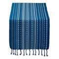 DII Southwest Collection Tabletop, Table Runner, 14x72, Blue - color: Blue, size: Table Runner, 14x72"