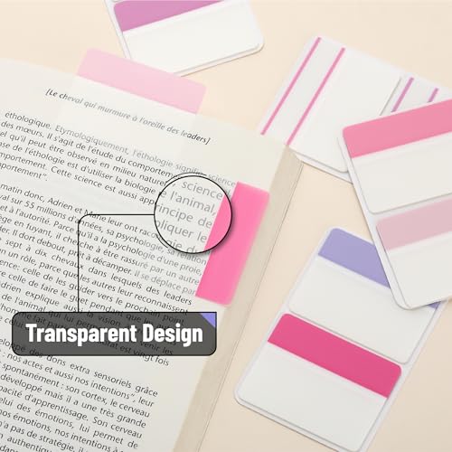 Mr. Pen- Sticky Index Tabs, 500 Pcs, 21 Sets, Blossom - color: Blossom