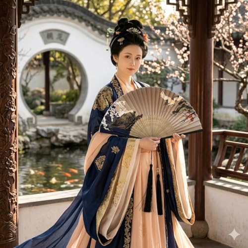 Folding Hand Fan for Women - Foldable Chinese Japanese Vintage Bamboo Silk Fan - with Tassel and Pouch, Perfect for Decoration, Dance, Wedding,Music Festival，Party,Gifting（Red-Crowned Crane） - color: Red-crowned Crane