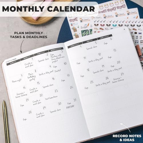 Clever Fox 13-week Ultimate Achiever's Daily Goal Planner, Rose Gold - color: Rose Gold