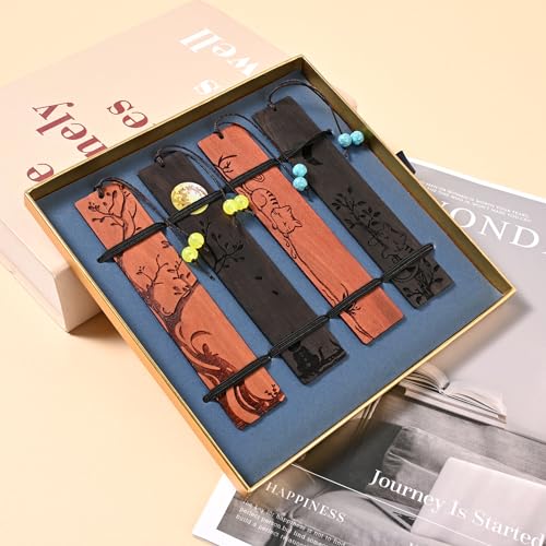ZQZYMXQ 4Pcs Cute Cat Bookmarks Set for Women,Animal Book Mark Cat Lovers Gift Ideas Gifts for Readers (Cat Set) - style: Cat Set