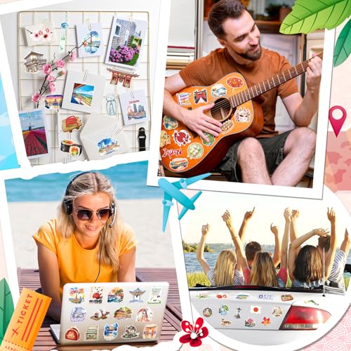 100PCS Japanese Stickers, Waterproof Japan Travel Stickers