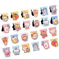 24PCS Cute Magnetic Bookmarks,Cartoon Animals Book Mark for Kids, Women