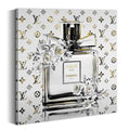 summer melody Modern White Chic Fashion Canvas Wall Art 24x24Inch - color: White, size: 24L" x 24W"