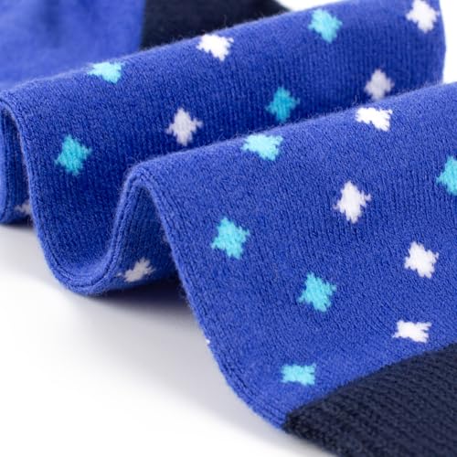 Feetalk Odor Resistant Dress Socks for Men Cotton Business Crew Socks Patterned Socks Funny - color: 5, size: 6-8.5