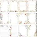 Chiisong 12 Pads Wildflower Sticky Notes Flower Sticky Notes - style: Flower