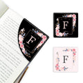 2 Pack A-Z Leather Book Corner Bookmark Durable Reading Accessories F