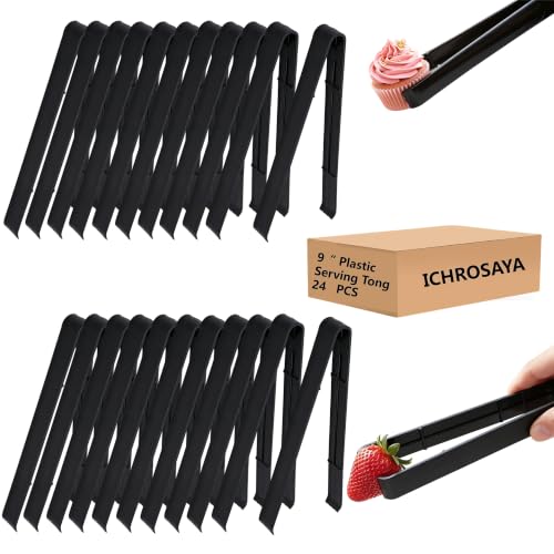 Plastic Serving Tongs Disposable Kitchen Tongs for Food Salad