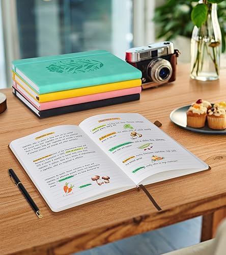 Lined Journal Notebook for Men Women, A5 Brown Leather Journals for Writing, 200 Pages College Ruled Journal Notebook, Travel Daily Journal Notebook for Work School, Note Taking 5.75'' X 8.38'' - color: Brown