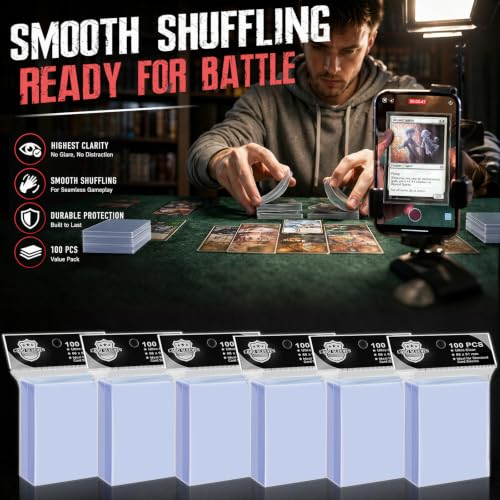 1500PS Clear Card Sleeves for Standard Trading Cards - color: Clear 1500p