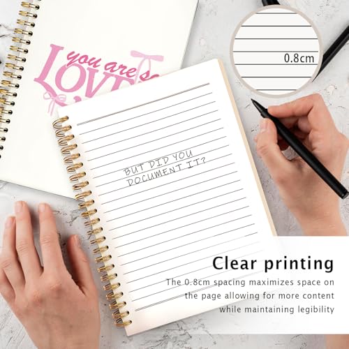Coquette Pink Bow Christian Notebook, John 3:16 Bible Journaling, Religious Prayer Journal for Woman, Church Notes Notebook, Scripture Hardcover Spiral Notebooks 5.5x8.3 Inch - color: 05-Bible(04)