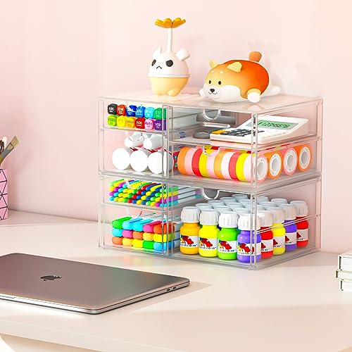 caktraie Acrylic 7-Drawer Makeup & Storage Organizer for Bath,Desk - size: 7 Drawers