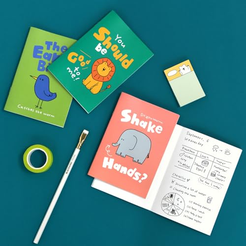 Monolike Mini Storytown Ver.2 Blank Note 6P A SET_105x148mm, 48pages - color: Storytown Ver.2 A-SET