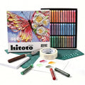 rubens 81 PCS Macaron Soft Oil Pastels Kit for Beginner Drawing - color: 48 Macaron Colors Set